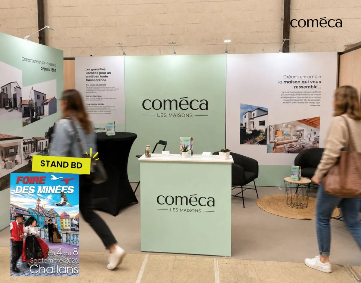 Coméca Les Maisons vous donne rendez-vous à la Foire des Minées de Challans (85)
