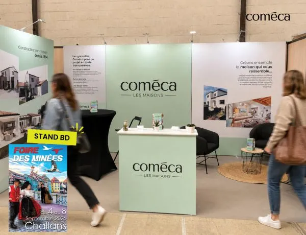 Coméca Les Maisons vous donne rendez-vous à la Foire des Minées de Challans (85)