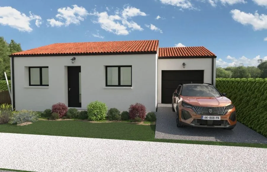 Image Projet de construction d'une maison 56 m² avec terrain à LA PLAINE-SUR-MER (44)