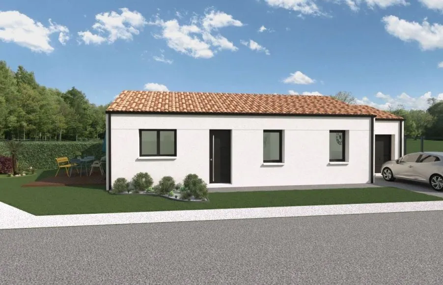 Image Projet de construction d'une maison 73 m² avec terrain à LA PLAINE-SUR-MER (44)