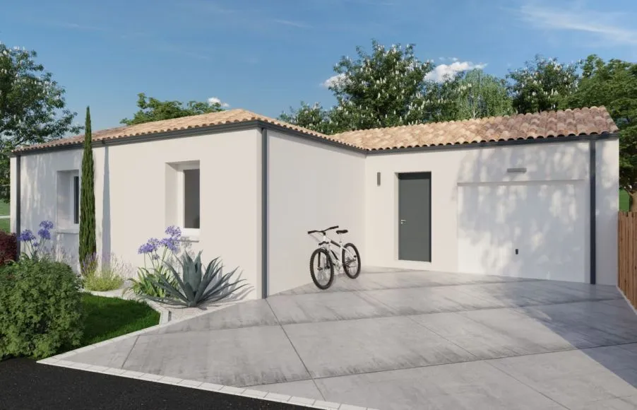 Image Projet de construction d'une maison 62.57 m² avec terrain à GIVRAND (85)