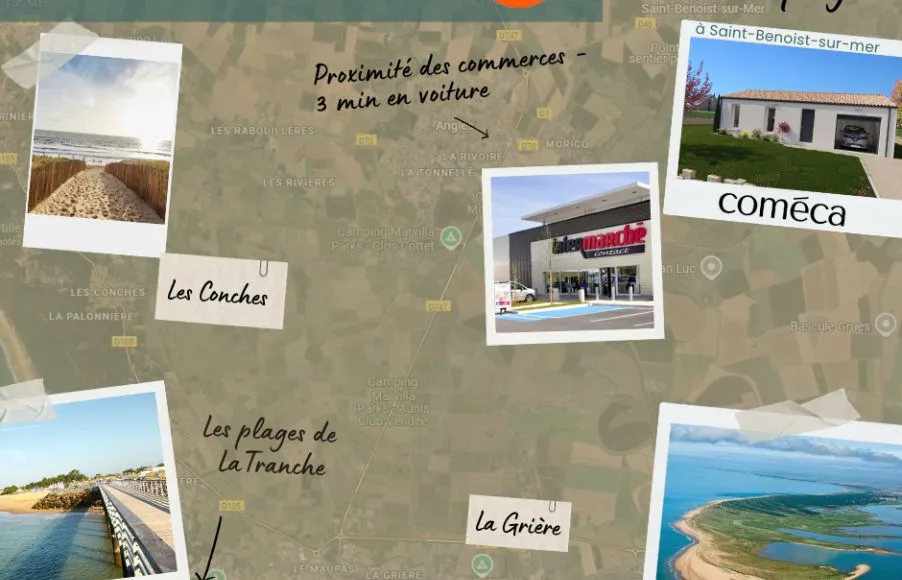 Image Terrain à bâtir de 449 m² à SAINT-BENOIST-SUR-MER (85)