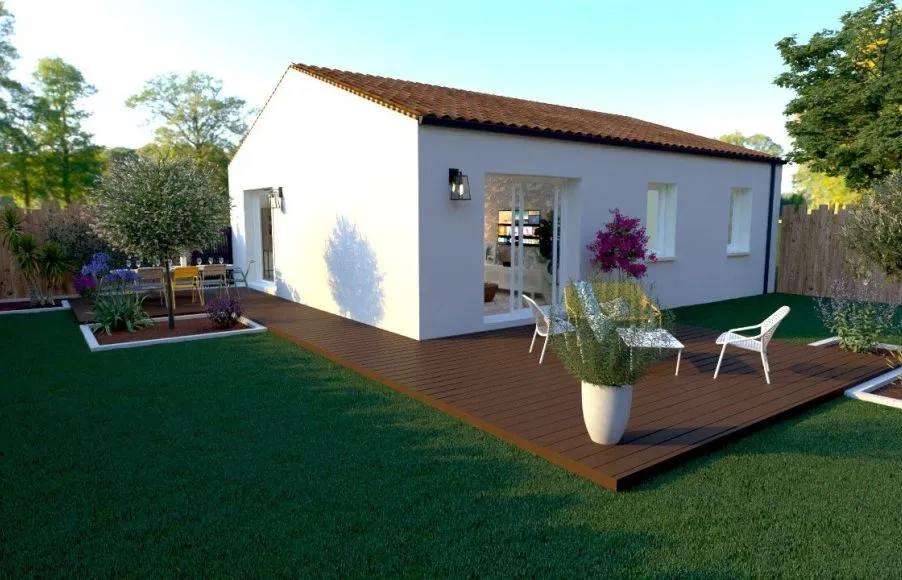 Image Projet de construction d'une maison 70 m² avec terrain à LE POIRE-SUR-VIE (85)
