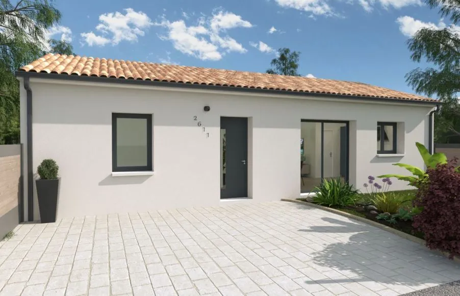 Image Projet de construction d'une maison 66 m² avec terrain à BRETIGNOLLES-SUR-MER (85)