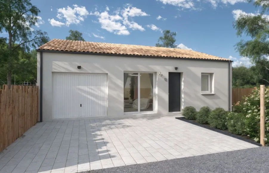 Image Projet de construction d'une maison 66 m² avec terrain à CHAUMES-EN-RETZ (44)