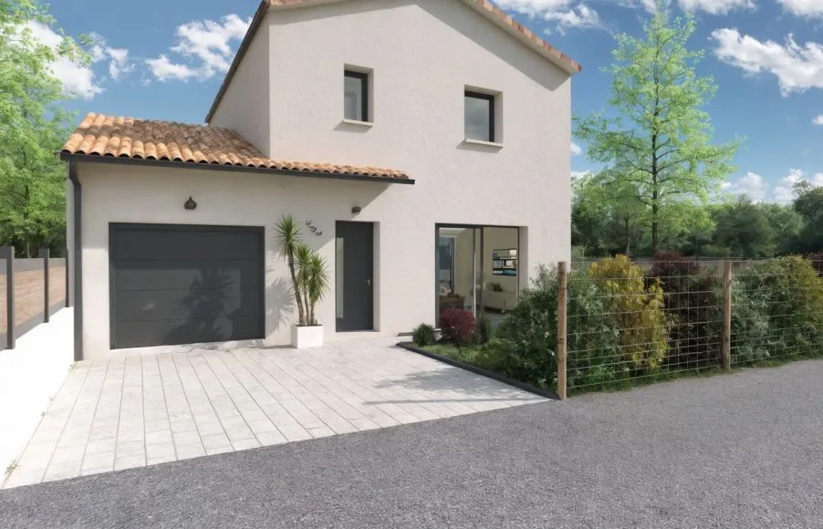 Image Projet de construction d'une maison 102 m² avec terrain à SAINT-VIAUD (44)