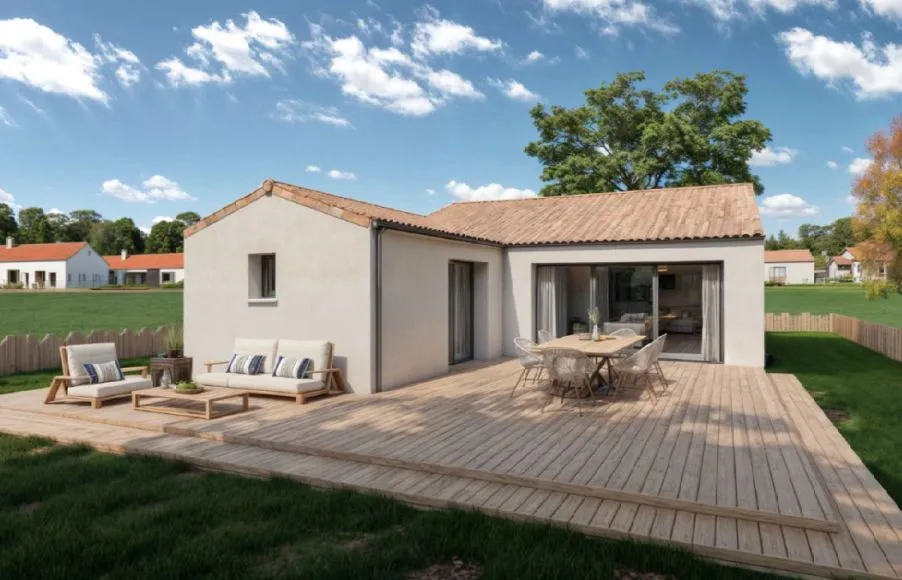 Image Projet de construction d'une maison 103.93 m² avec terrain à CHALLANS (85)
