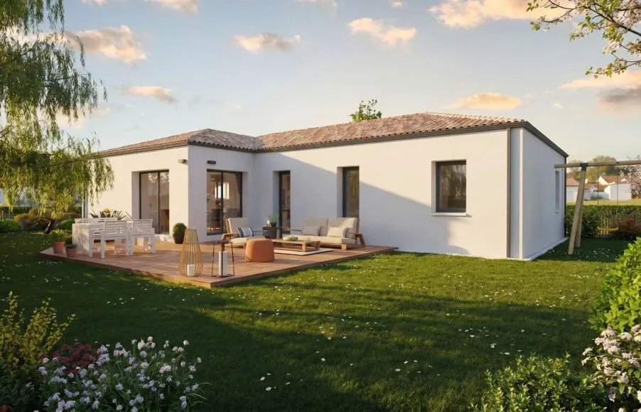 Image Projet de construction d'une maison 96 m² avec terrain à SAINT-COLOMBAN (44)