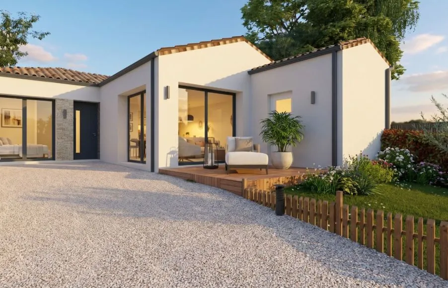 Image Projet de construction d'une maison 100 m² avec terrain à SAINT-JULIEN-DE-CONCELLES (44)
