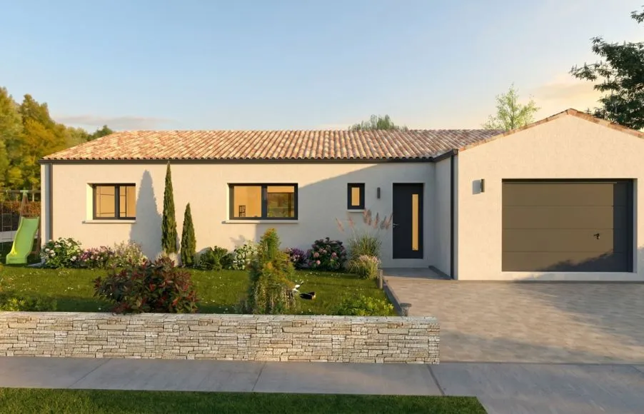 Image Projet de construction d'une maison 106 m² avec terrain à MONTBERT (44)