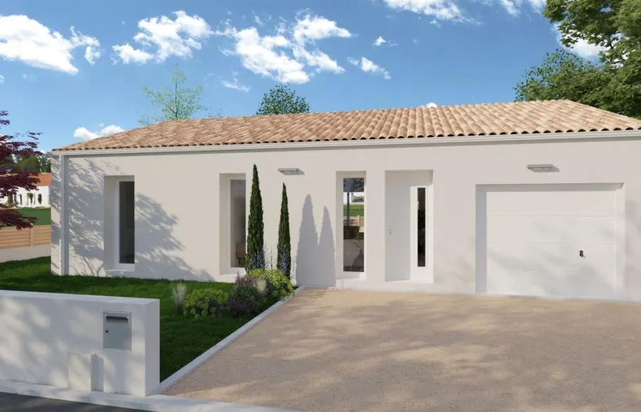Image Projet de construction d'une maison 81 m² avec terrain à COMMEQUIERS (85)