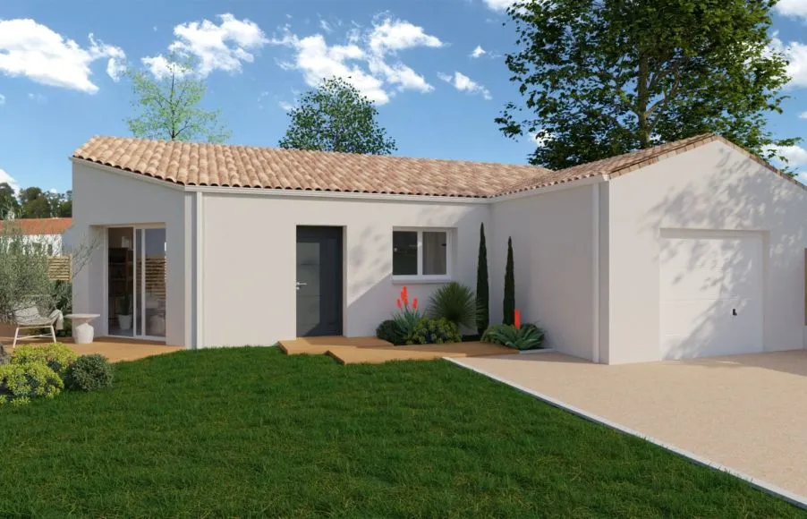 Image Faites construire votre maison neuve 86 m² avec terrain à CHALLANS (85) !