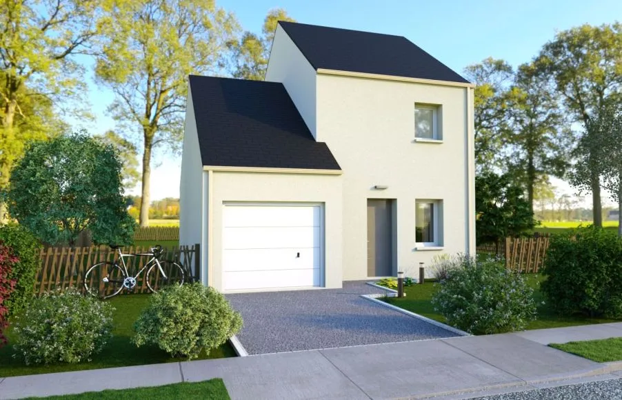 Image Projet de construction d'une maison 66.85 m² avec terrain à VIGNEUX-DE-BRETAGNE (44)