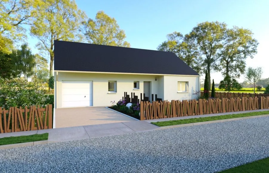 Image Projet de construction d'une maison 119.37 m² avec terrain à SAINT-NAZAIRE (44)