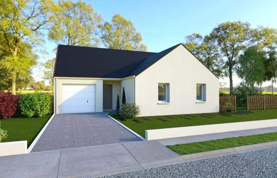 Image Projet de construction d'une maison 98.3 m² avec terrain à SAINT-NAZAIRE (44)