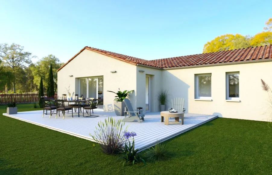 Image Projet de construction d'une maison 105 m² avec terrain à SAINT-MOLF (44)