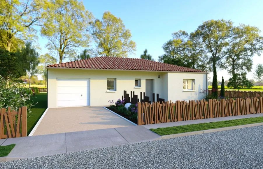 Image Projet de construction d'une maison 119.37 m² avec terrain à SAINT-NAZAIRE (44)